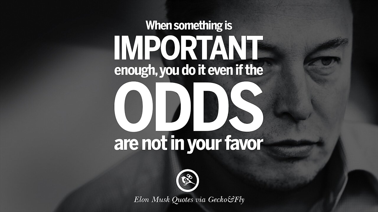 Elon Musk Incredible Speech - Motivational video