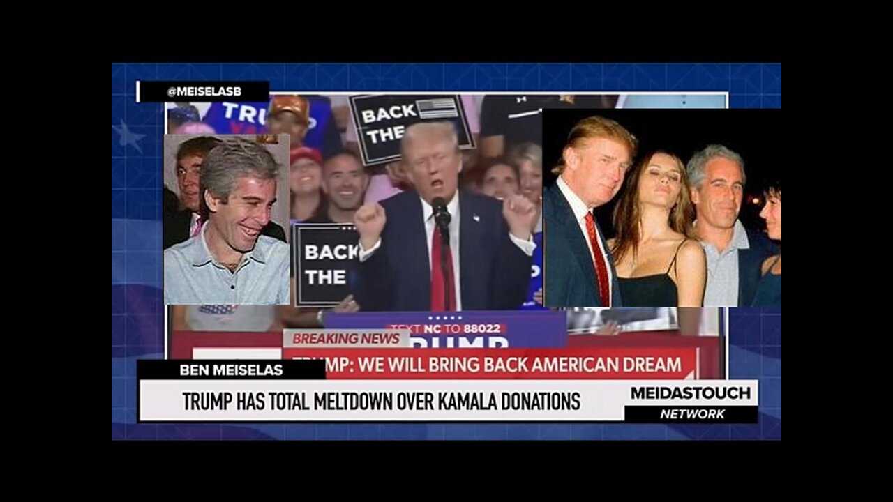 Pedophile Psyop Trump Has Total Meltdown Over Reptile Psyop MAN Kamala Harris Donations!