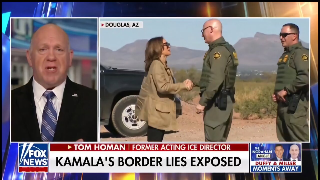 Fmr ICE Director: Kamala Needs To Apologize To Border Patrol