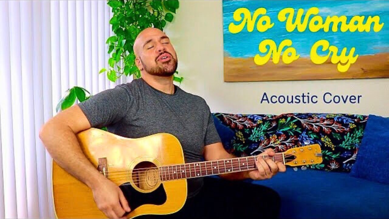 No Woman No Cry Acoustic Cover - Anthony Serpiello