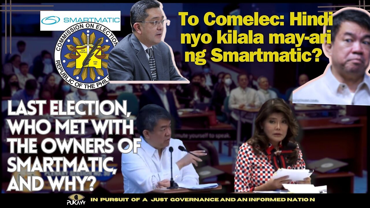 Sen Koko Pimentel: Who met with the owners of Smartmatic last 2022 election? #comelec #senate