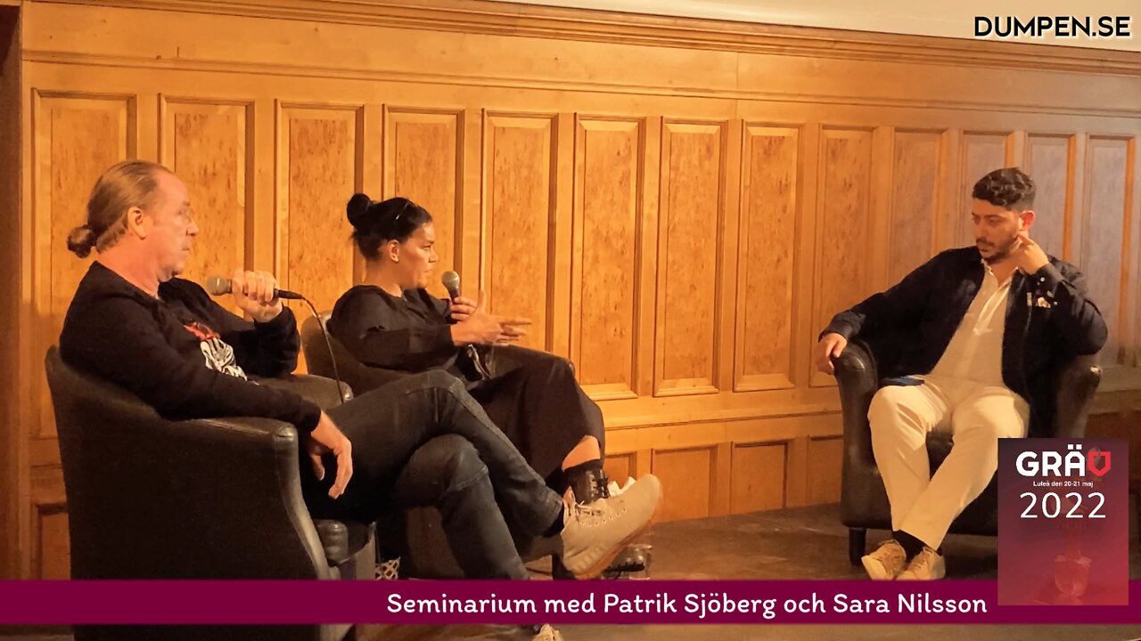 GRÄV Luleå 20-21 maj. LATE NIGHT SHOW, seminarium med Patrik Sjöberg och Sara Nilsson från Dumpen.se