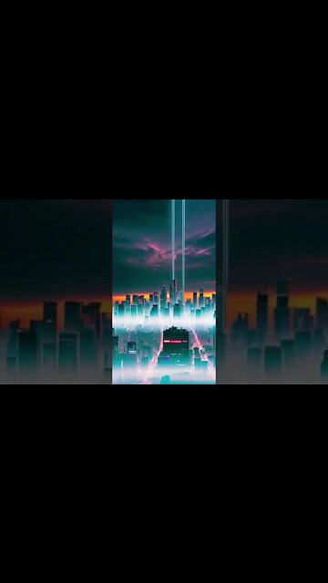 Exploring a Futuristic Cyberpunk City Generated by AI #shorts #viral #share
