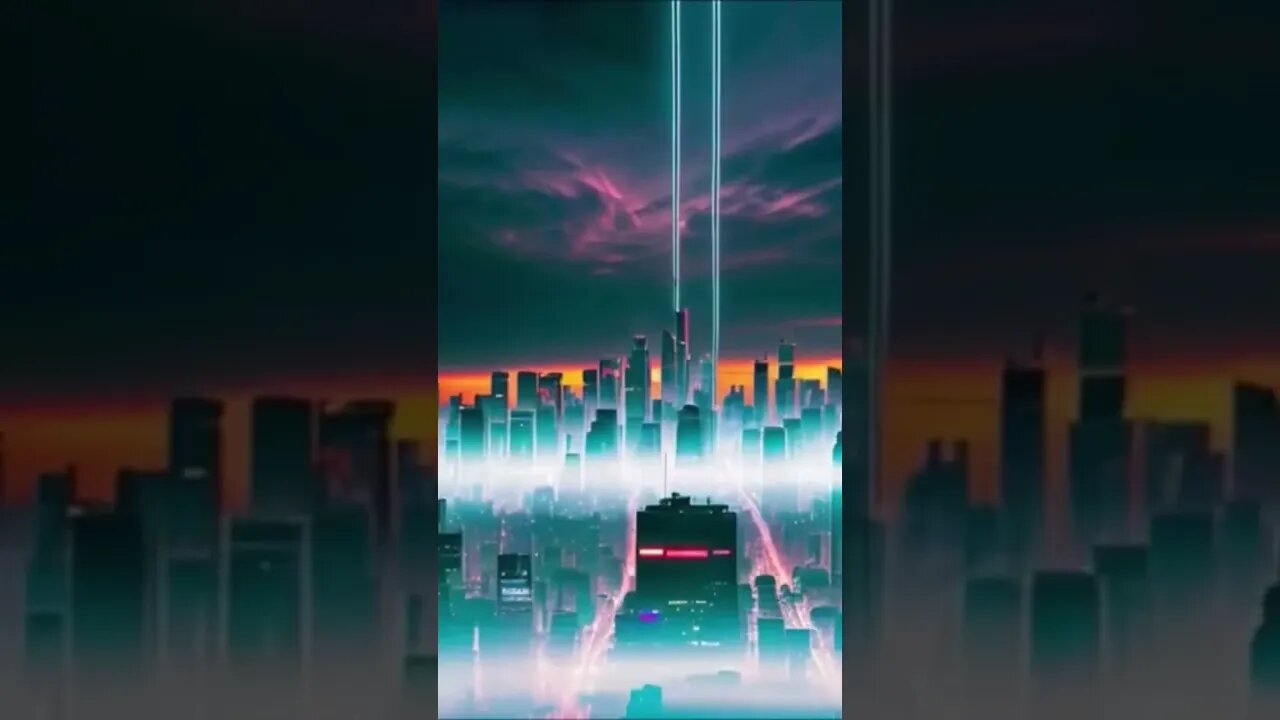 Exploring a Futuristic Cyberpunk City Generated by AI #shorts #viral #share