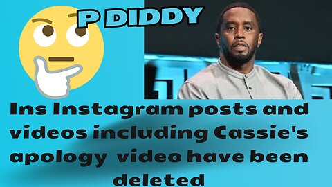 All of P Diddy post on Instagram have been deleted