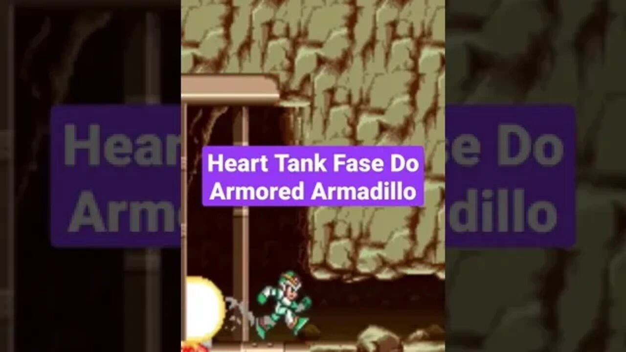 Como Pegar o Heart Tank na Fase do Armored Armadillo - Mega Man X - Snes