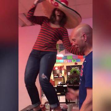 "Girl Parties Too Hard and Falls off Table"