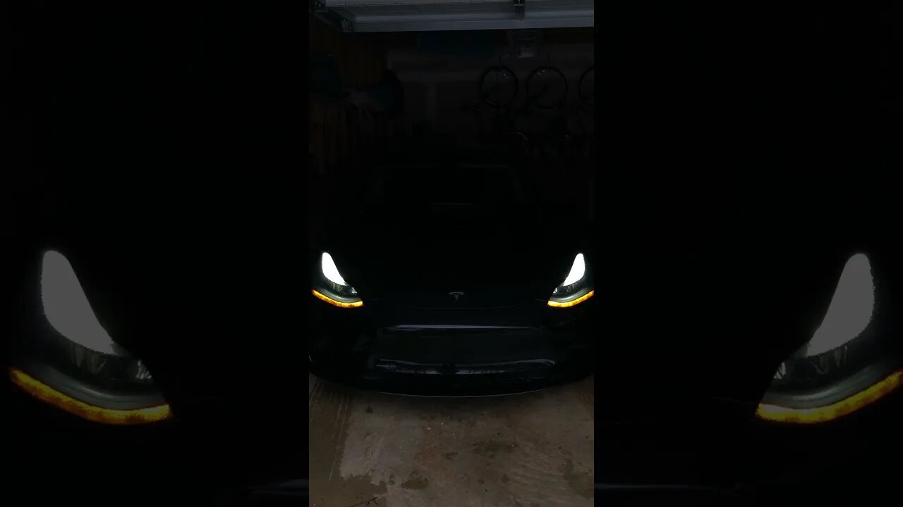 Tesla Model 3 Light Show! James Bond (007) Theme!