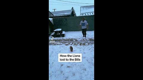 How the lions lost to the bills