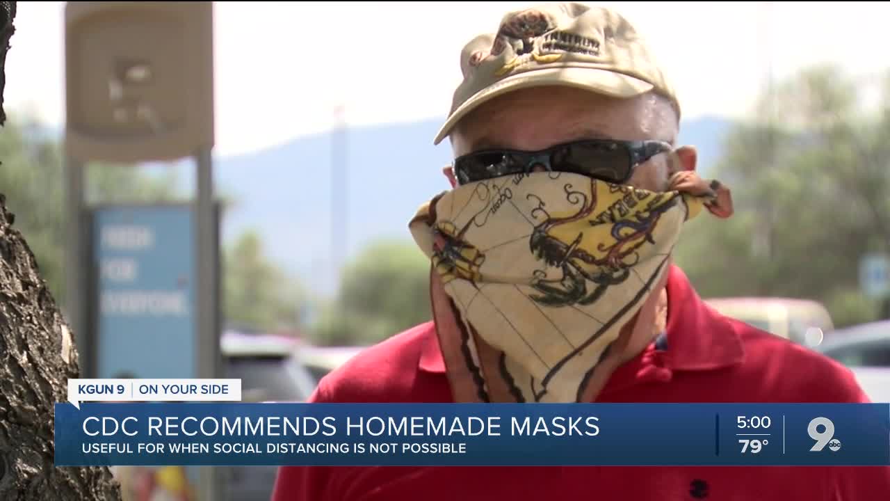 Homemade Cloth Coverings Recommended
