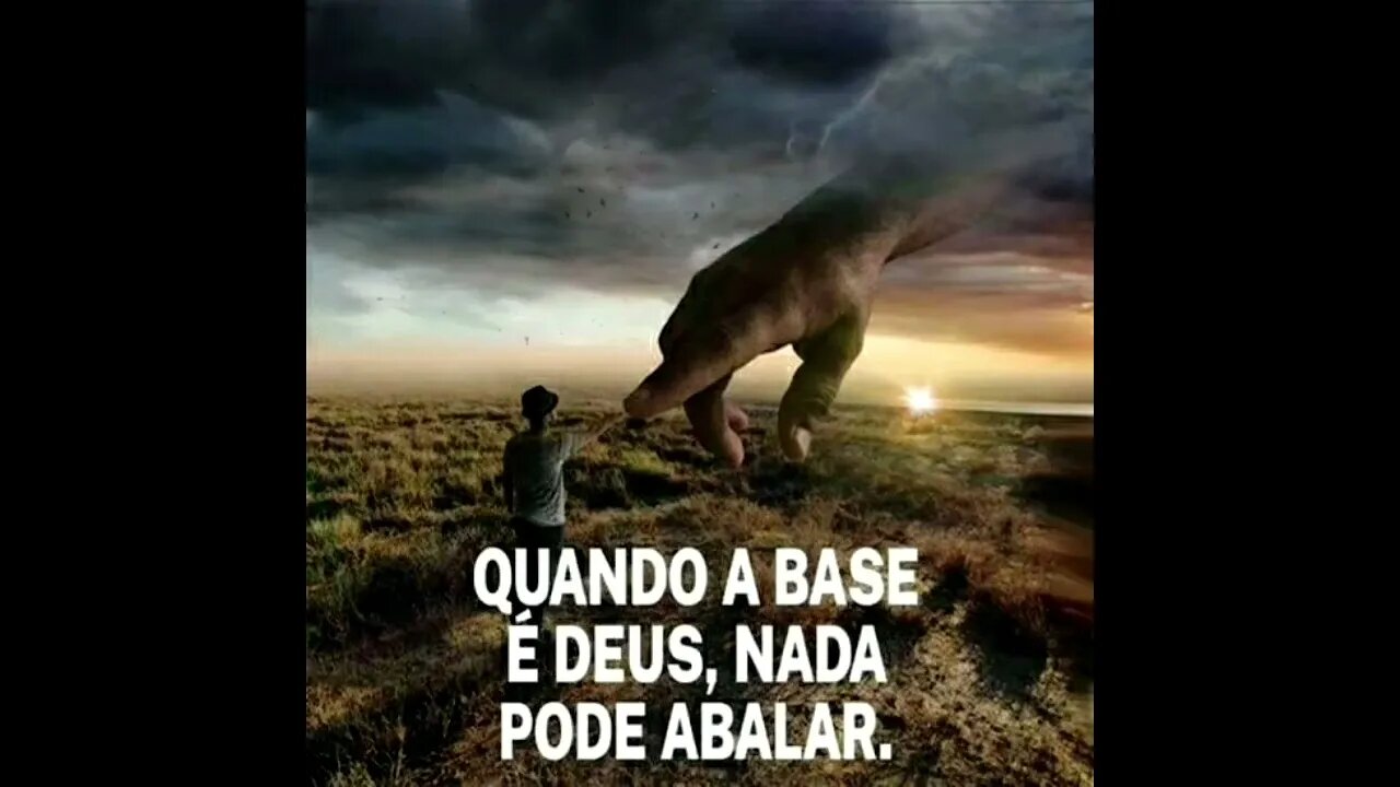 Quando a base é Deus #mensagemdodia #deus #reflexao #deusnocomando #deusdoimpossivel #oração #shorts