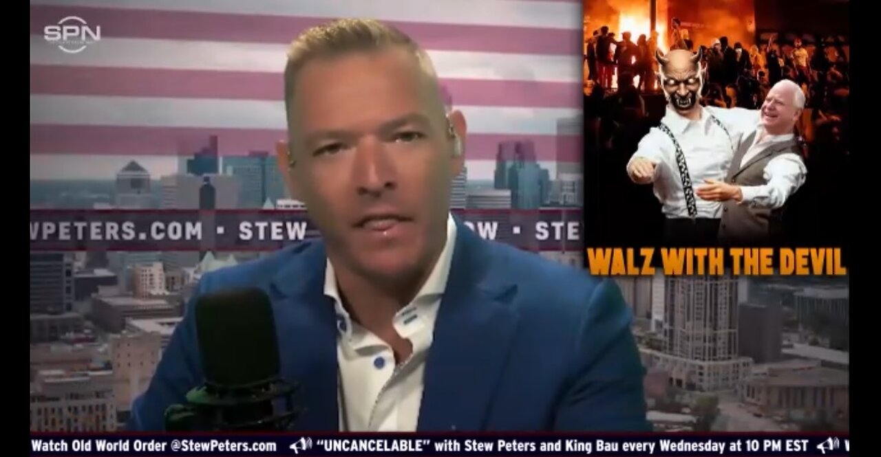 STEW PETER: MAYDAY SIMULCAST: Harris Picks Running Mate: CHAOS as Tim Walz Plans Somali INVASION of America