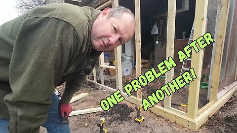 Framing The Barn Extension Walls