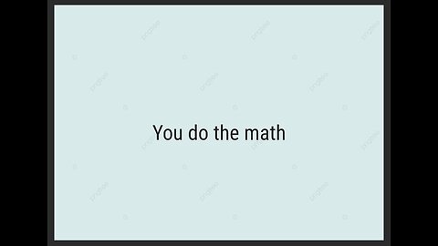 Do the Math- It is Called Voter Fraud Sister