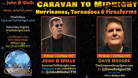 Hurricanes, Tornadoes, & Firestorms - John B Wells LIVE