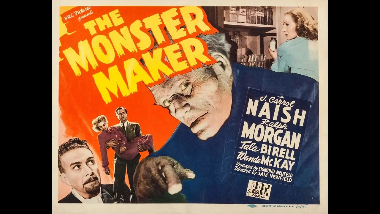 The Monster Maker HD 1944 [Upscaled & Enhanced] Starring J. Carrol Naish and Ralph Morgan