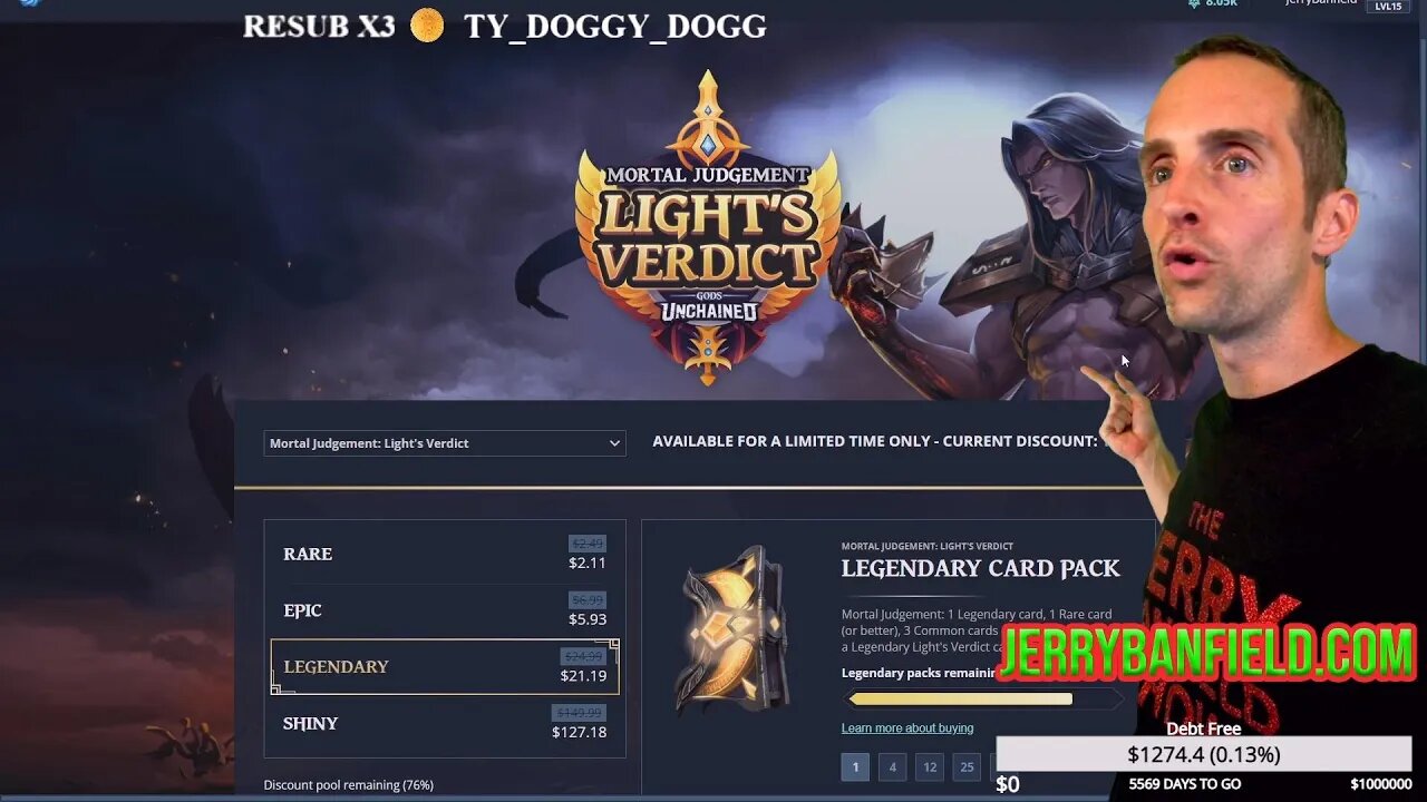 Gods Unchained Mortal Judgement: Light’s Verdict First Impressions Rank 7 Sponsored Stream