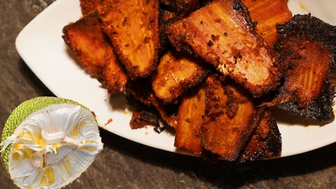 Jackfruit core fry can be prepared in the same taste as chicken fry
