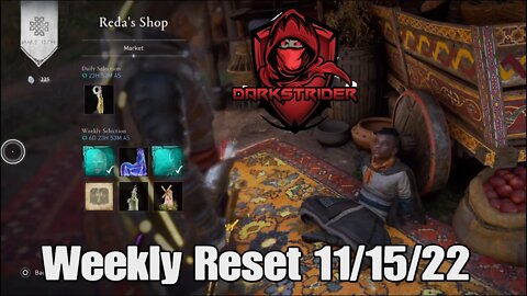 Assassin's Creed Valhalla- Weekly Reset 11/15/22