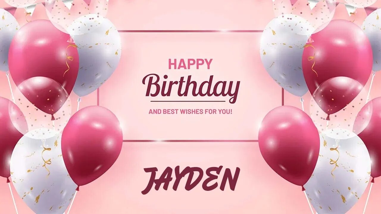 Happy Birthday to Jayden - Birthday Wish From Birthday Bash