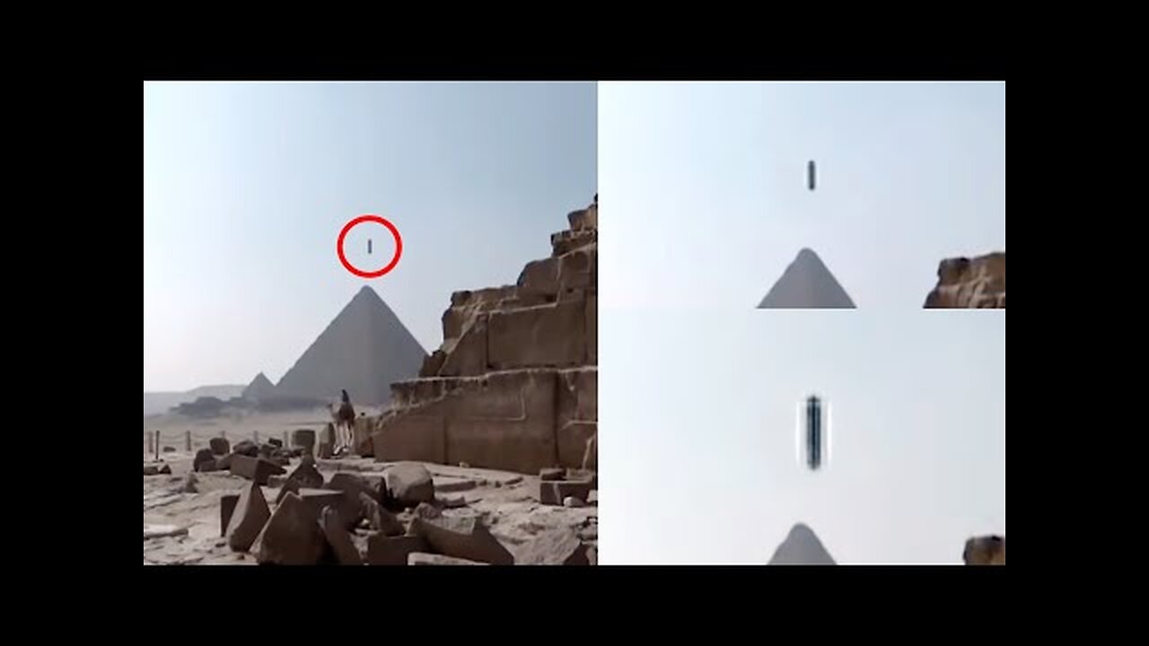 Unbelievable Images Reveal Something Huge Above The Pyramids