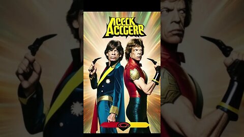 MICK JAGGER SUPERHERO COMICS COVERS 03 #shorts