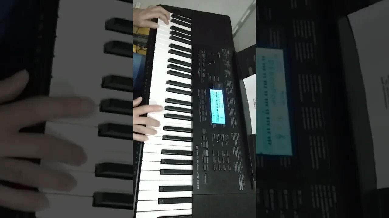 Vencendo vem Jesus versão Dance no teclado Casio CTK 5200 vídeo completo no canal