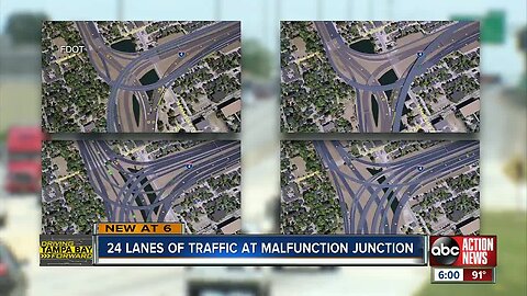 FDOT considers several fixes to Malfunction Junction, one includes creating 24 lanes of traffic