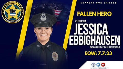 Plaque Presentation in Honor of Officer Jessica Ebbighausen