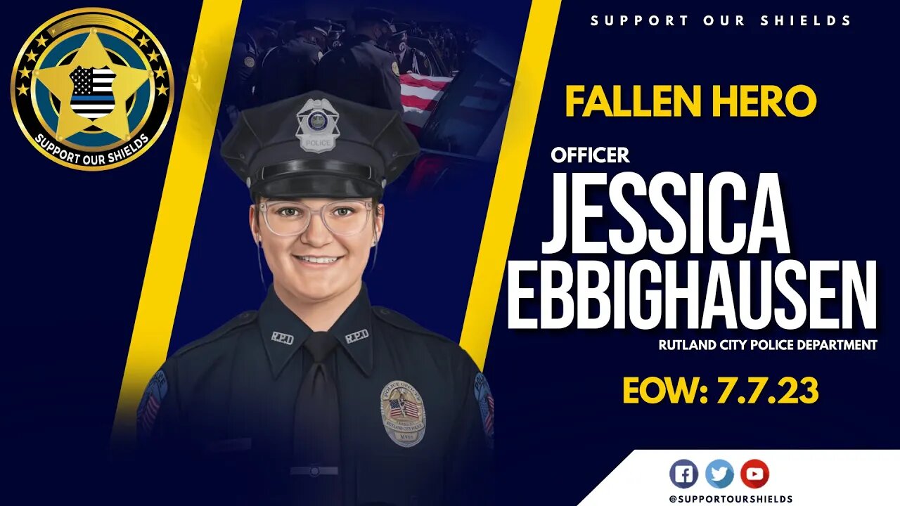 Plaque Presentation in Honor of Officer Jessica Ebbighausen