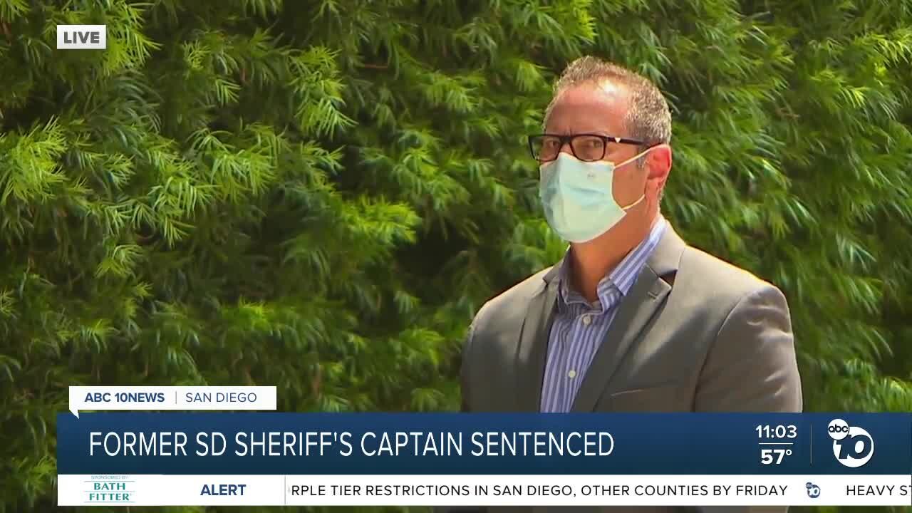Sentencing for former SD Sheriff's Captain