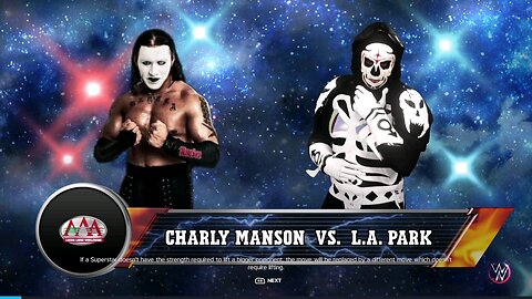 WWE 2k23 Charly Manson vs LA Park