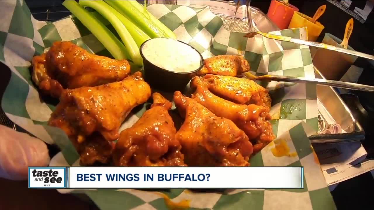 Painted chicken wings, how Bar Bill Tavern makes their signature wings