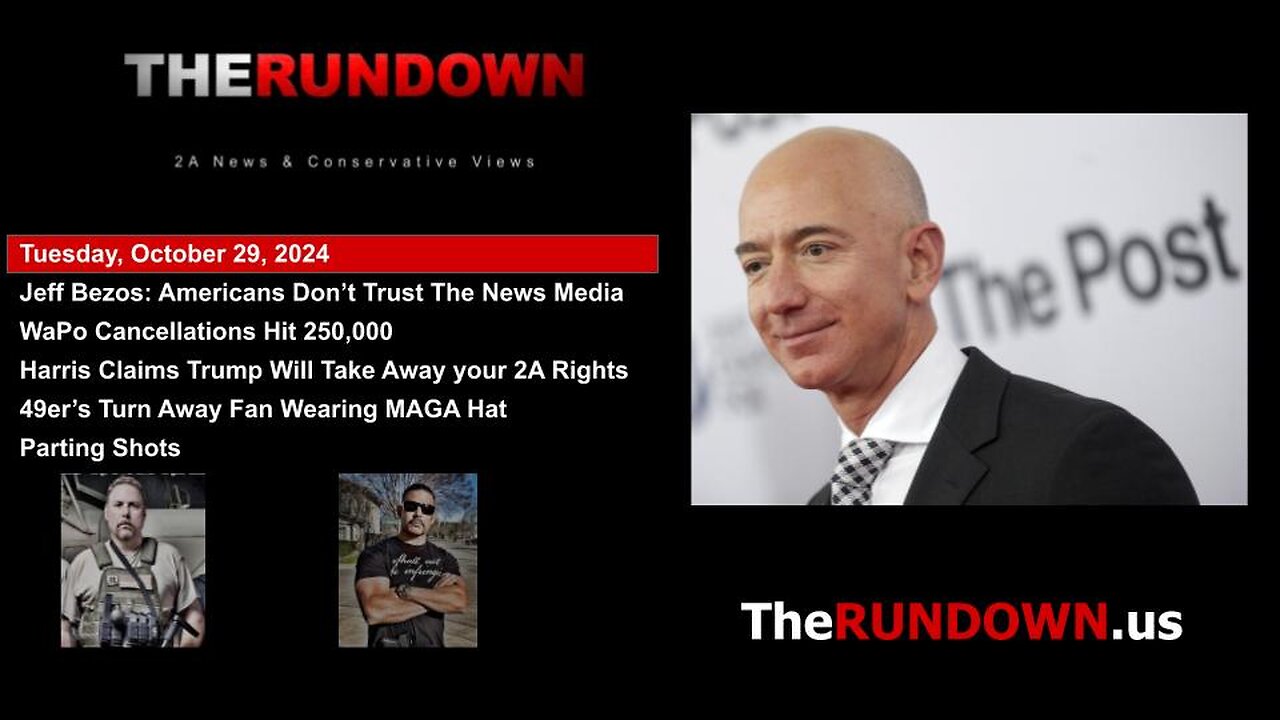 #813 - Bezos Defends WaPo's Non-Endorsement: Only Congress is Less Trusted Than Us