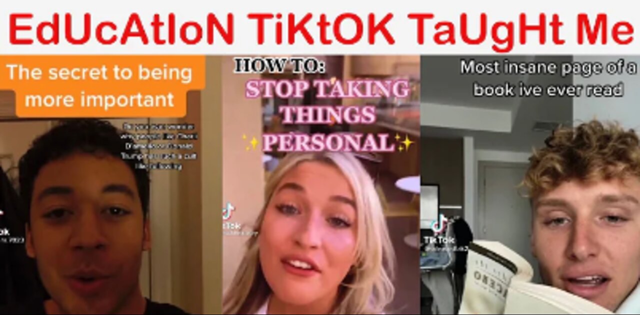 What Education & Wisdom TikTok Taught Me