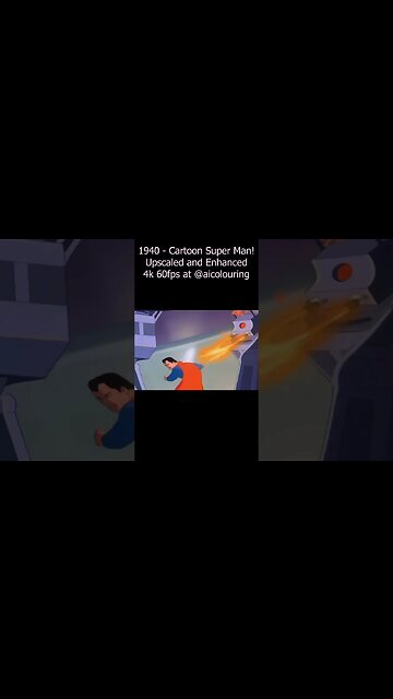 1940 Superman Cartoon Episode : THE Mechanical Monsters!