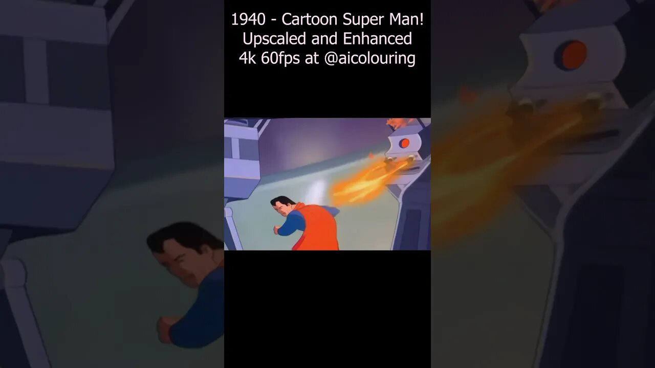 1940 Superman Cartoon Episode : THE Mechanical Monsters!