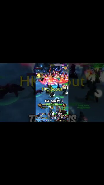 Lag is the real enemy. World of Warcraft. #shorts