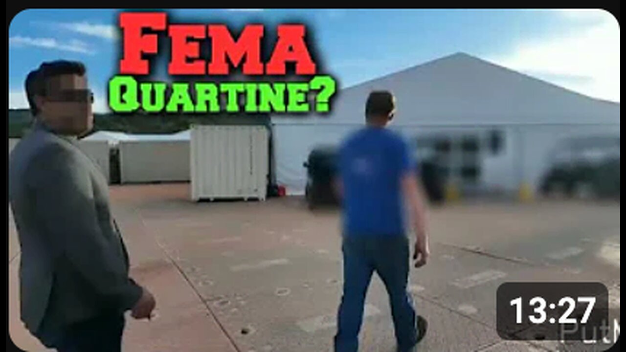 Fema Plan For Outbreak & Quarantine Of Americans Exposed