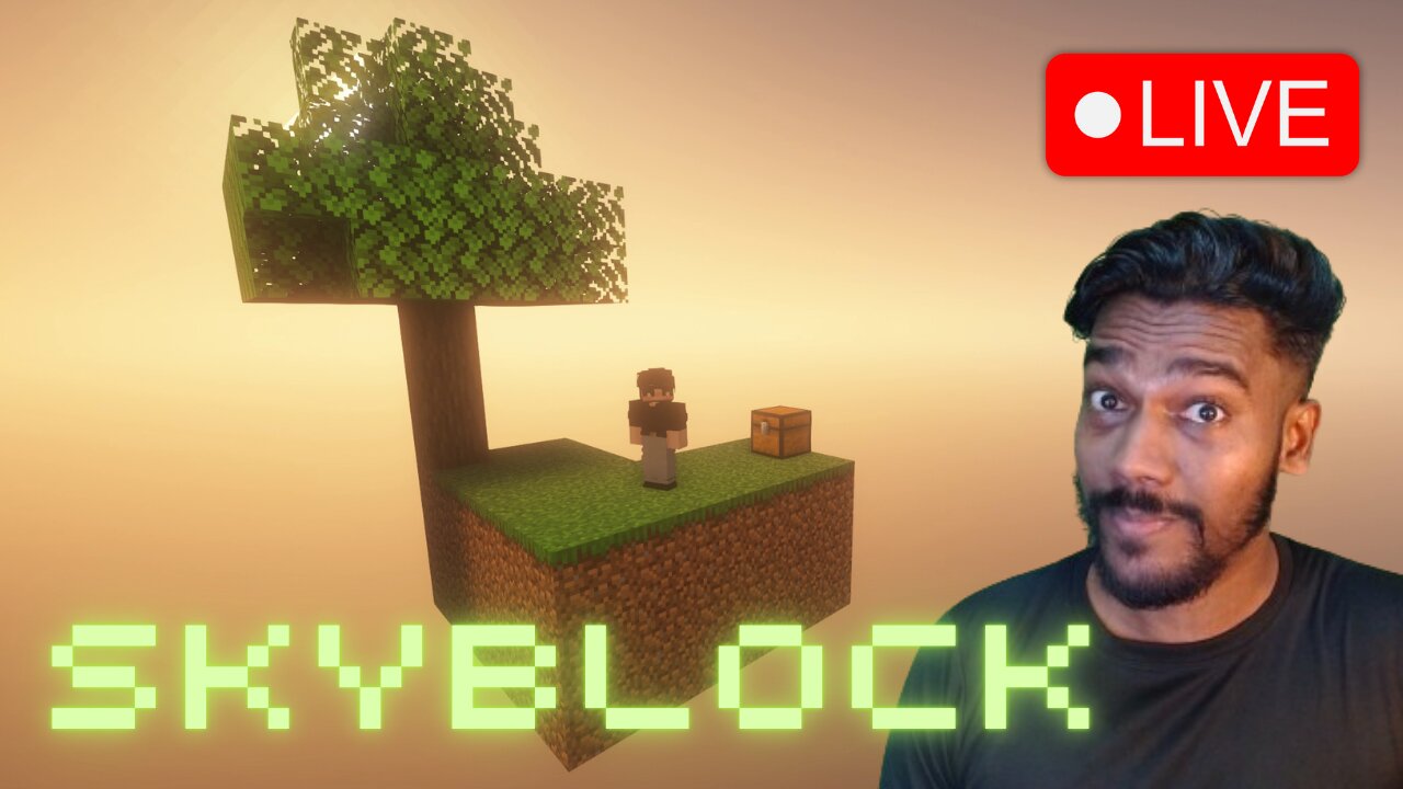 🔴 skyblock adventures: surviving on the edge! 🌌