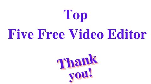 Video Editor free