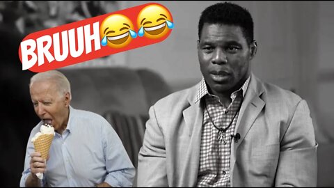 "Name 1 Thing Biden Has Done that you Support? "Herschel Walker answer is the Funniest On internet 😂