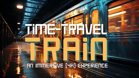 Riding the Time Express, a Time-Travel Train - An Immersive (4K) Experience