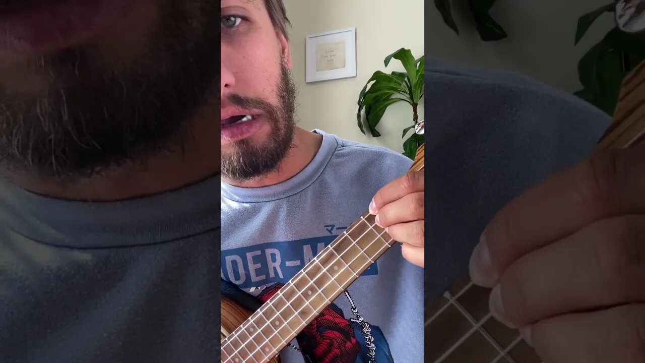 EASY UKULELE CHORDS D #short
