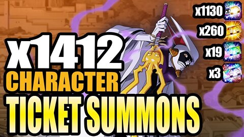 Bleach Brave Souls: Character Ticket Summons x1412