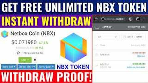 NETBOX daily earn free NBX coin