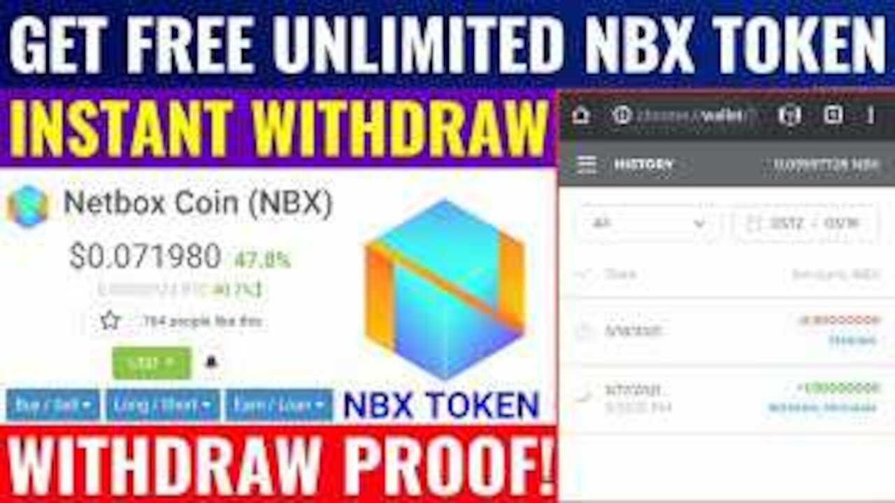 NETBOX daily earn free NBX coin