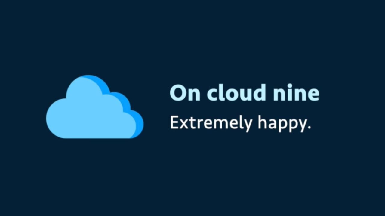 Idiom: On cloud nine (meaning, examples, pronunciation)