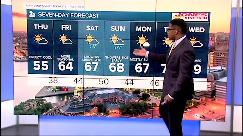 WMAR-2 News Weather at 11