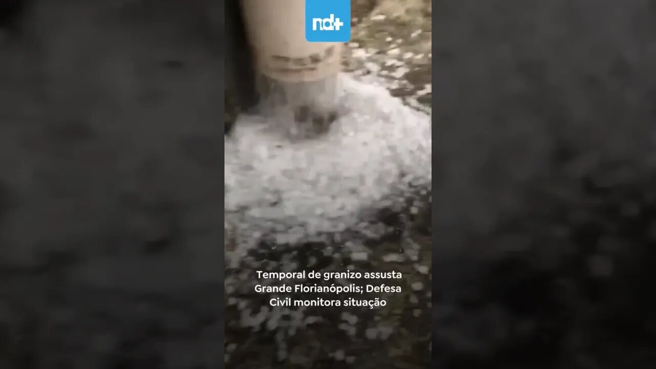 Tempestade Chuva de Granizo em Florianópolis SC #florianópolis #shorts